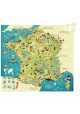 Puzzle Carte des merveilles de France (300 pcs)