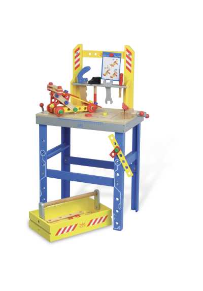 Large workbench with accessories