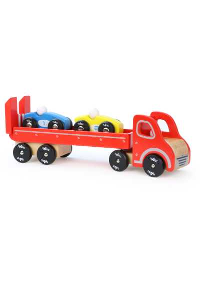 Truck & Trailer with 2 cars